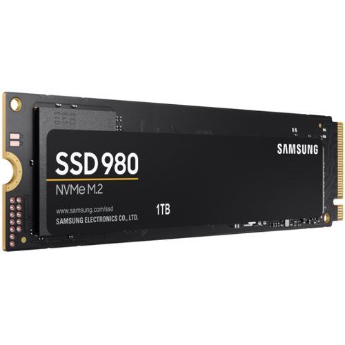 1TB Samsung SSD 980 M.2 PCIe 3.0 x4 3D-NAND TLC (MZ-V8V1T0BW)