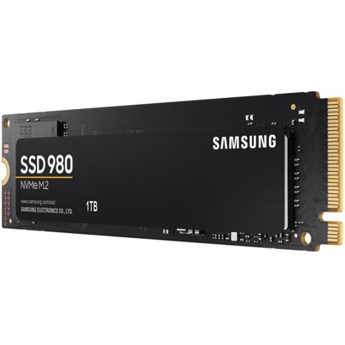 1TB Samsung SSD 980 M.2 PCIe 3.0 x4 3D-NAND TLC (MZ-V8V1T0BW)