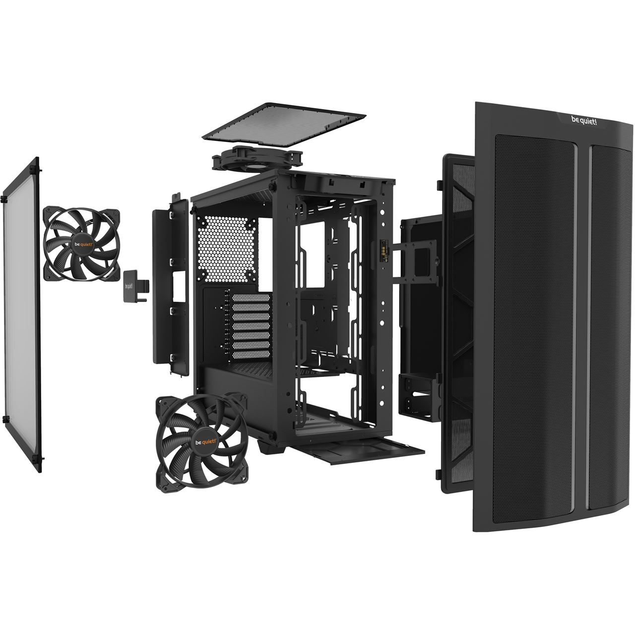 be quiet! Pure Base 500DX Midi Tower ohne Netzteil schwarz