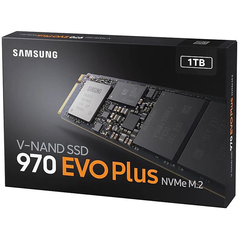 1TB Samsung 970 Evo Plus M.2 2280 PCIe 3.0 x4 NVMe 1.3 3D-NAND TLC (MZ-V7S1T0BW)