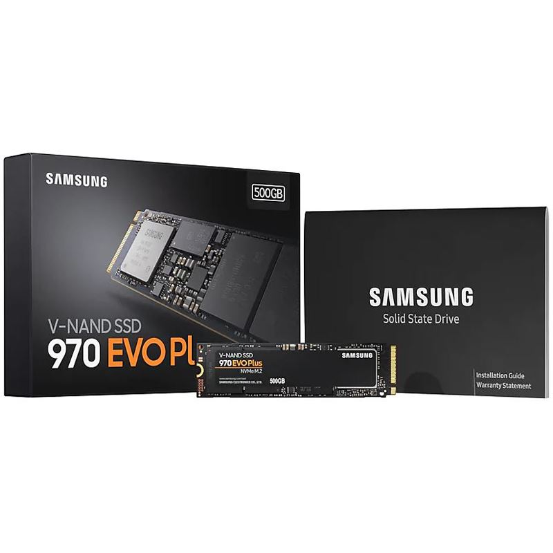 500GB Samsung 970 Evo Plus M.2 2280 PCIe 3.0 x4 NVMe 1.3 3D-NAND TLC (MZ-V7S500BW)