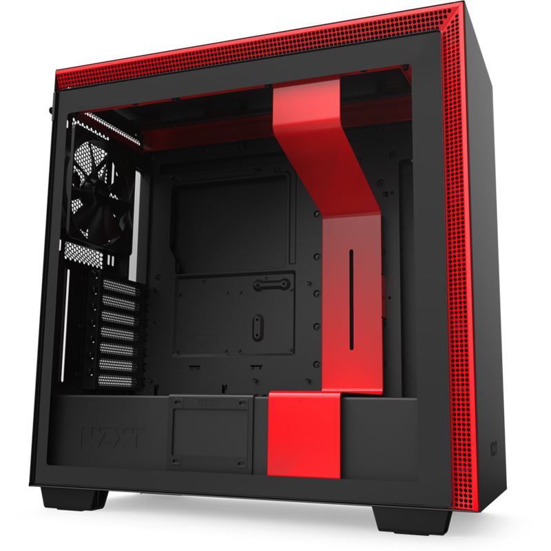 NZXT H710 Midi Tower ohne Netzteil schwarz/rot