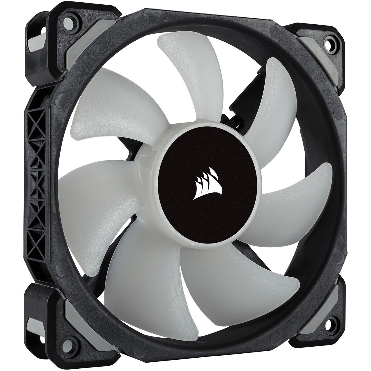 Corsair ML Series 120 Pro RGB LED Premium Magnetic Levitation Fan 120x120x25mm 400-1600 U/min 25 dB(A) schwarz